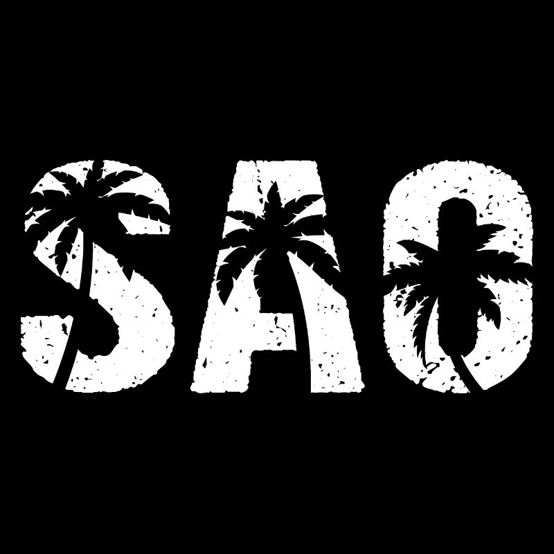 Sao Beach Palm Trees