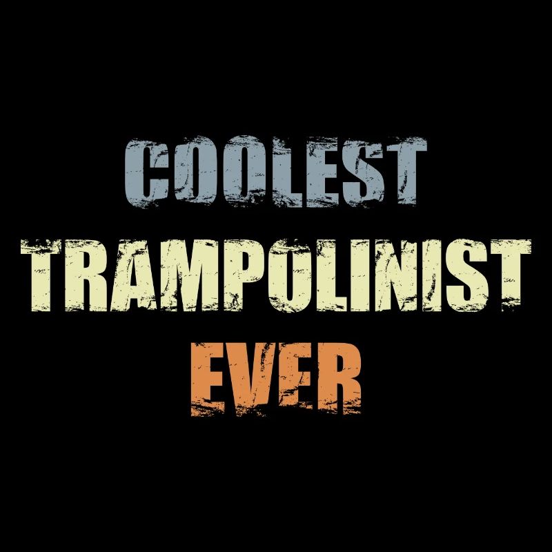 Athlète de trampoline cool