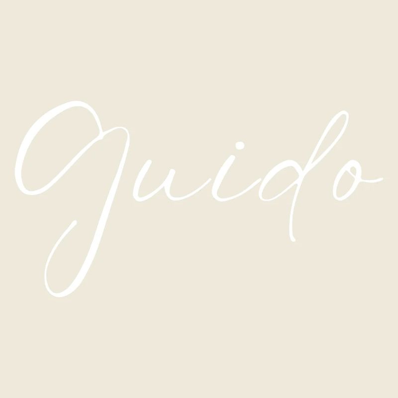 Guido Name T-Shirt Gift for Men