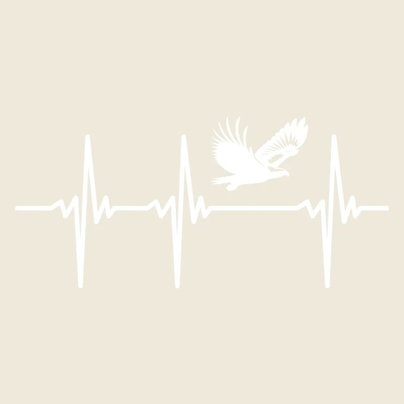 Heartbeat for flying bald eagles
