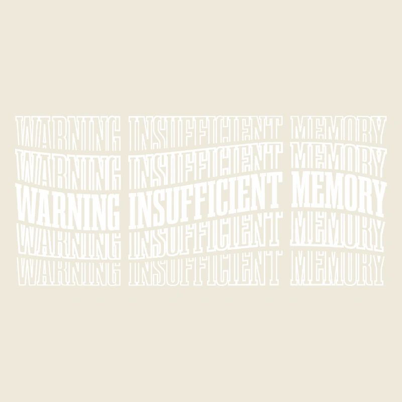 Warning Insufficient Memory 8