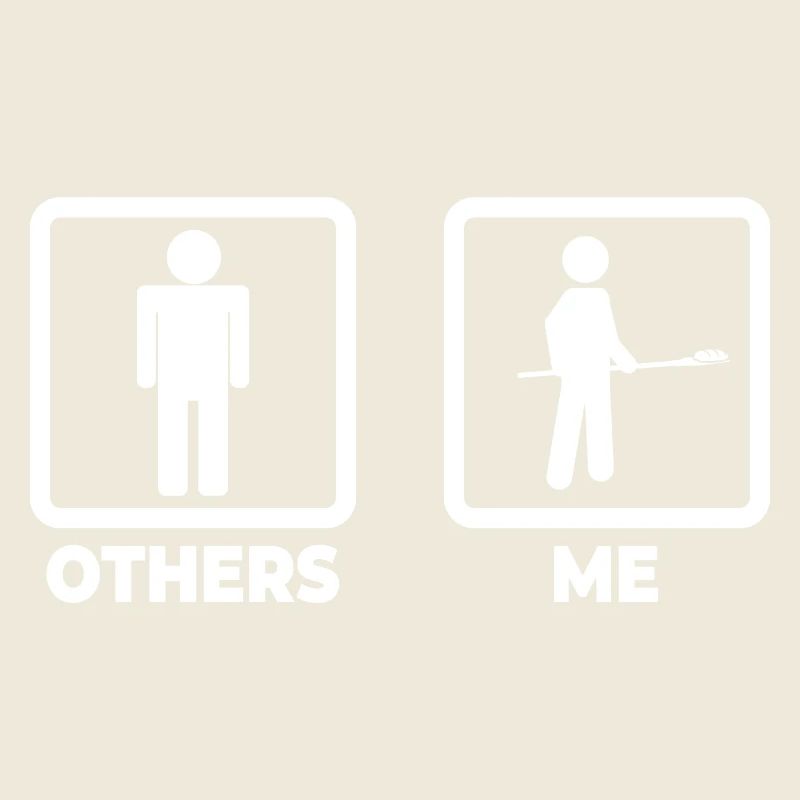 Bäcker Strichmännchen