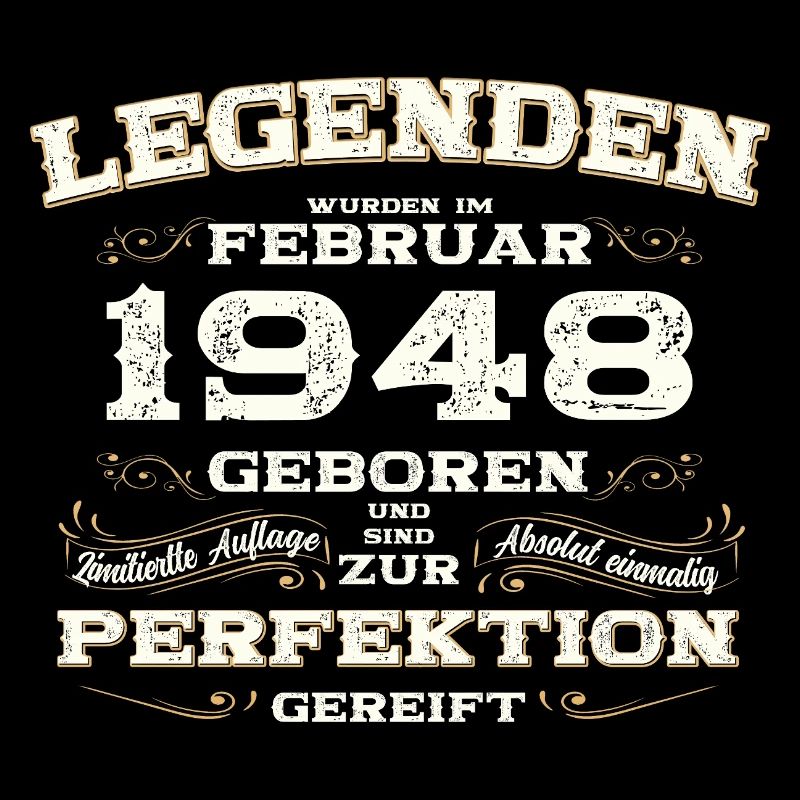 77th Birthday Gift Husband Original February 1948