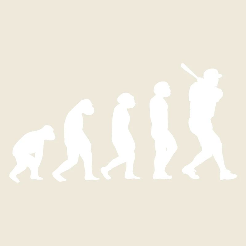 Baseballspieler Evolution Baseball