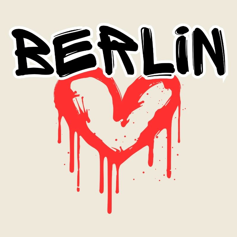 Berlin Graffiti Coeur