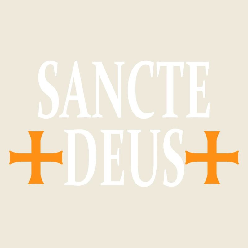 Croix Sancte Deus Conception Religieuse