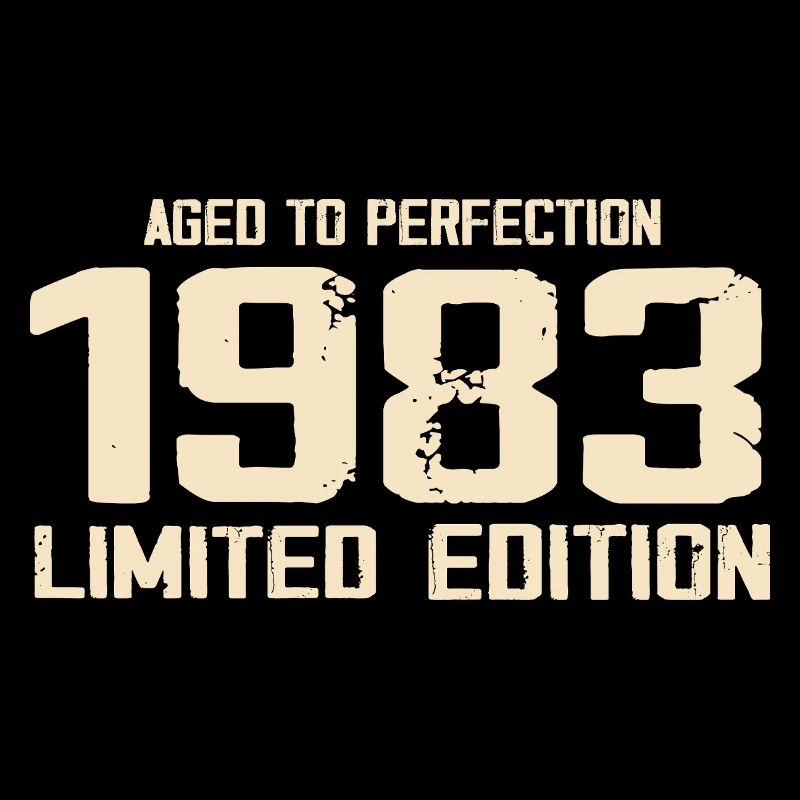1983 Edition limitée 1983 Anniversaire 1983 Rétro