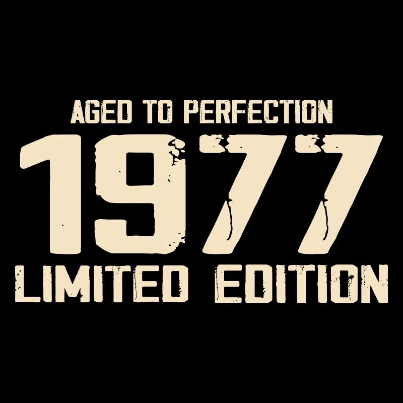 1977 Limited edition 1977 Geburtstag 1977 Retro