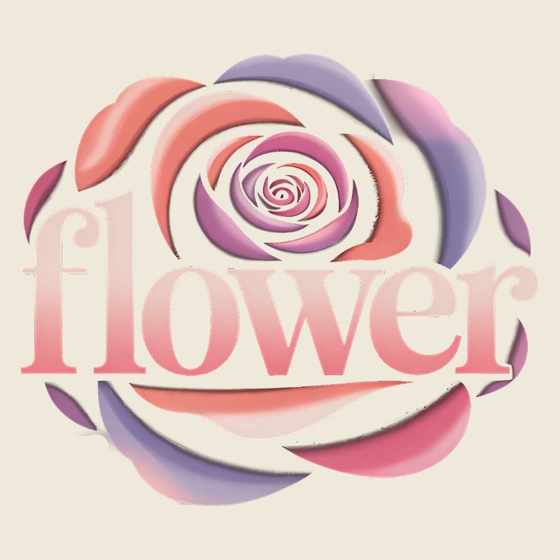 Flower Logo - Cool Gardening Design