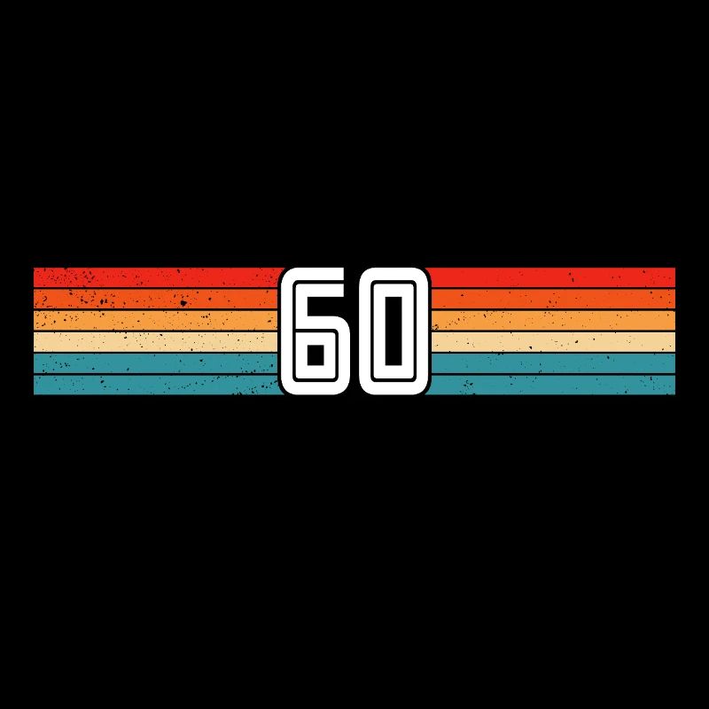 60 years retro 60th birthday
