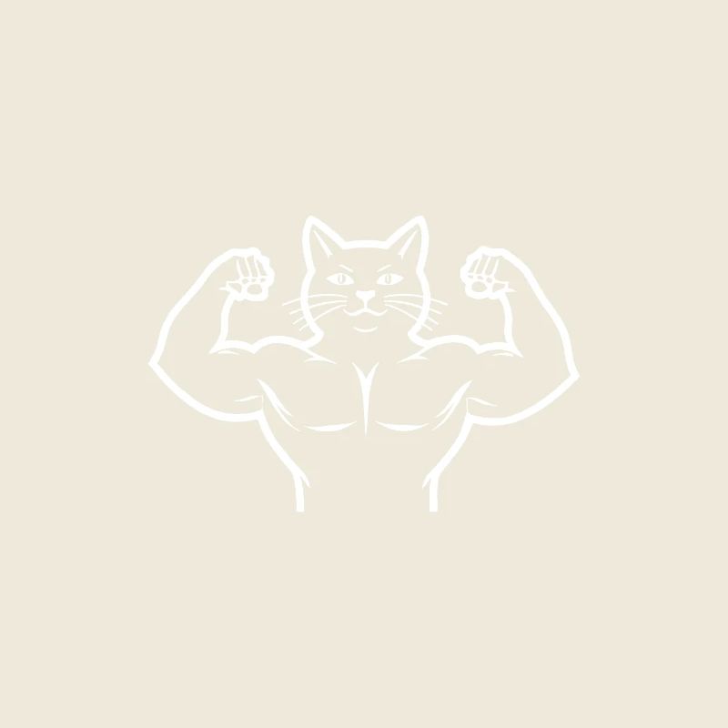 Bodybuilder Cat - Sportliche Katze