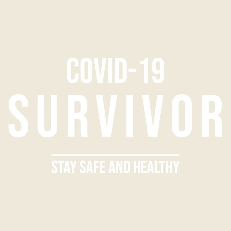 Corona Survivor Design Geschenk