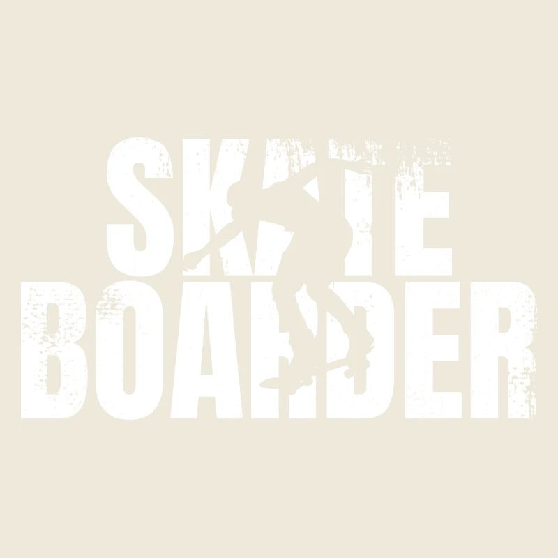 Lustiger Skateboarder