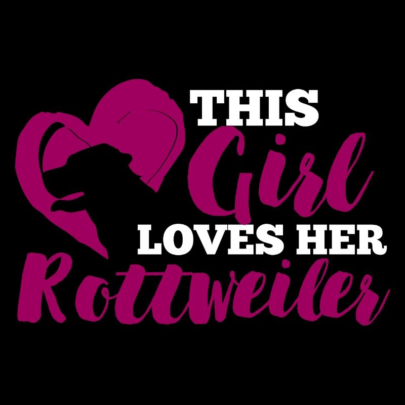 Chien / Rottweiler: Cette fille aime son Rottweiler