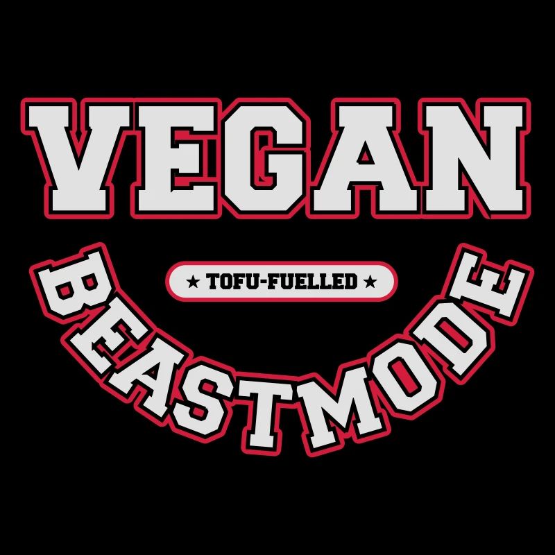 VeganBeastmode [red] [vector]