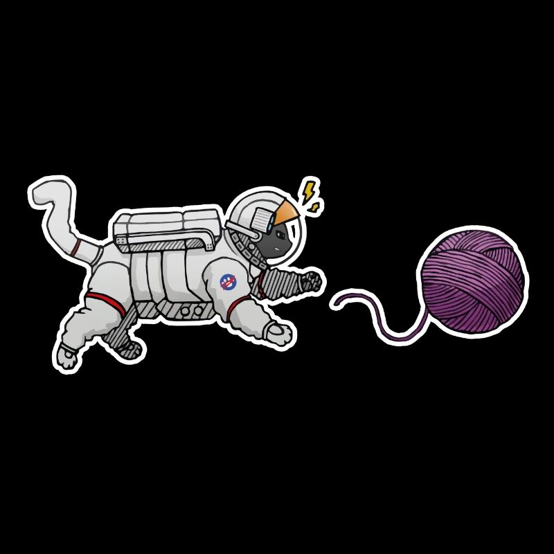Katze Astronaut