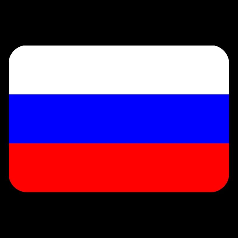 RUSSIA FLAG round corner 400 dpi