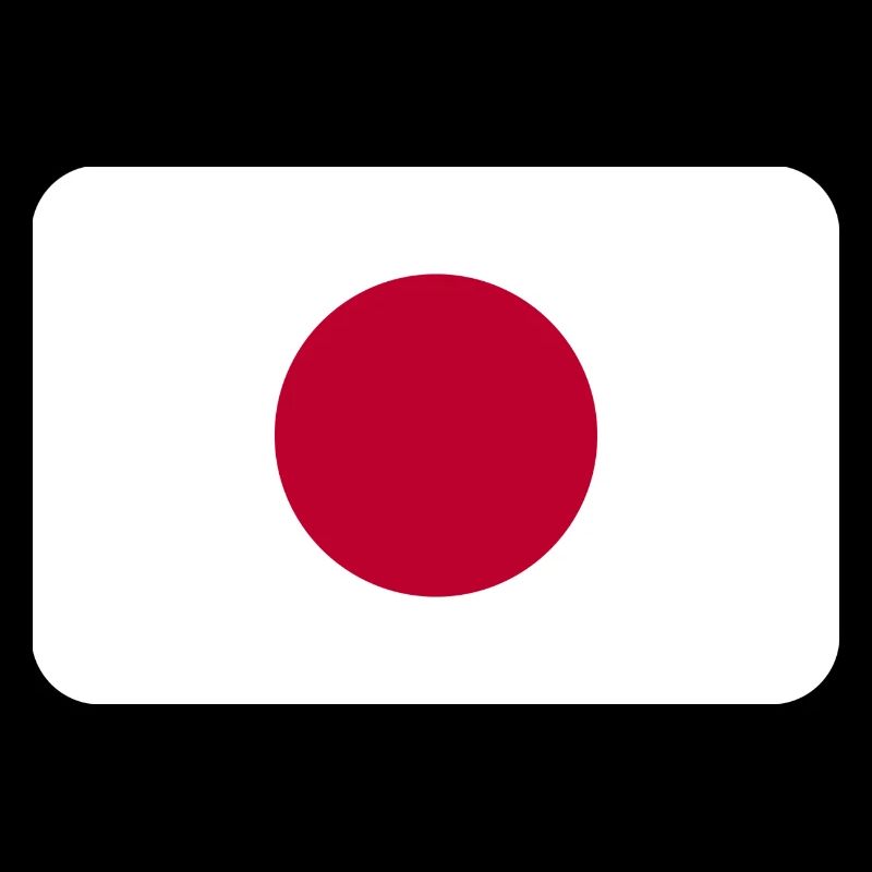 JAPAN FLAG round corner 400 dpi