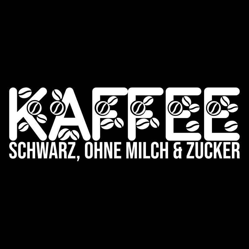 Kaffee - schwarz, ohne Milch und Zucker