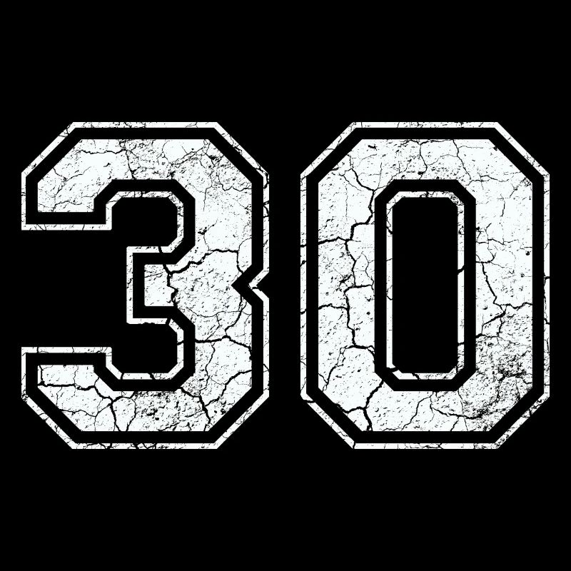 30 dans blanc in Used Look
