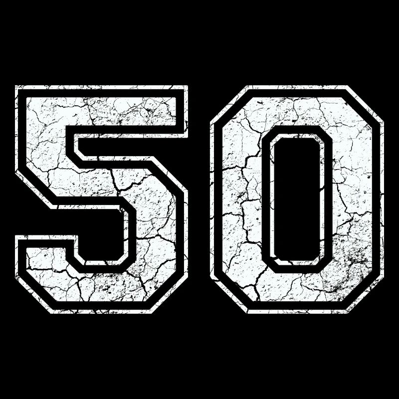 50 dans blanc in Used Look