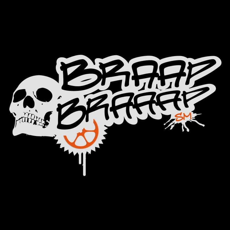 BRAAP BRAAAP MACHINE SKULL