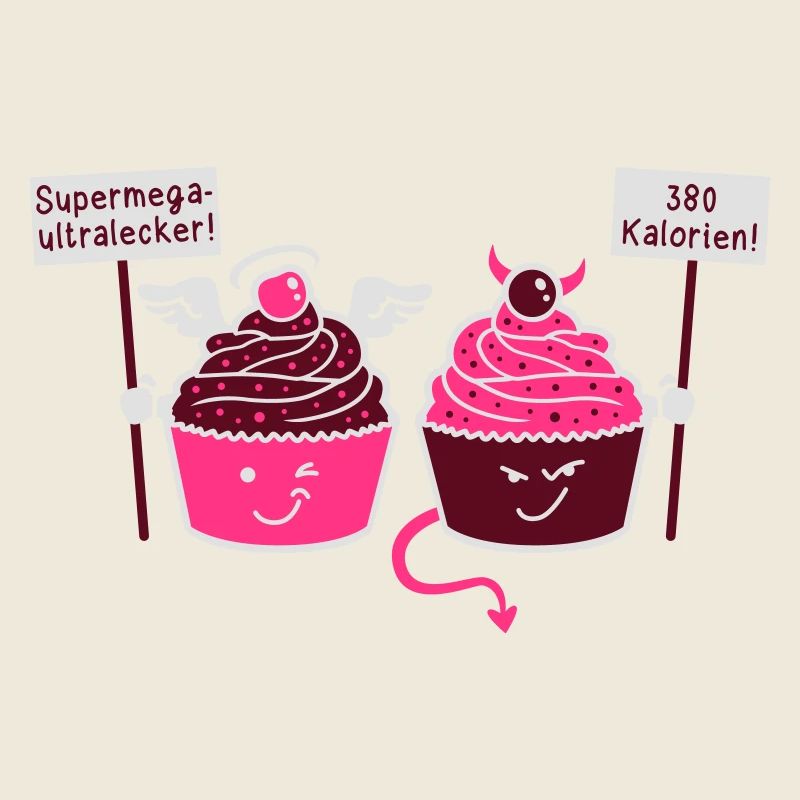 Cupcake - Muffin - Törtchen - Engel - Teufel - 3C