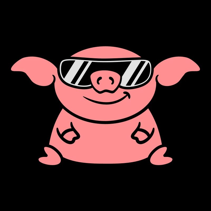 Lunettes de soleil parti cool cochon
