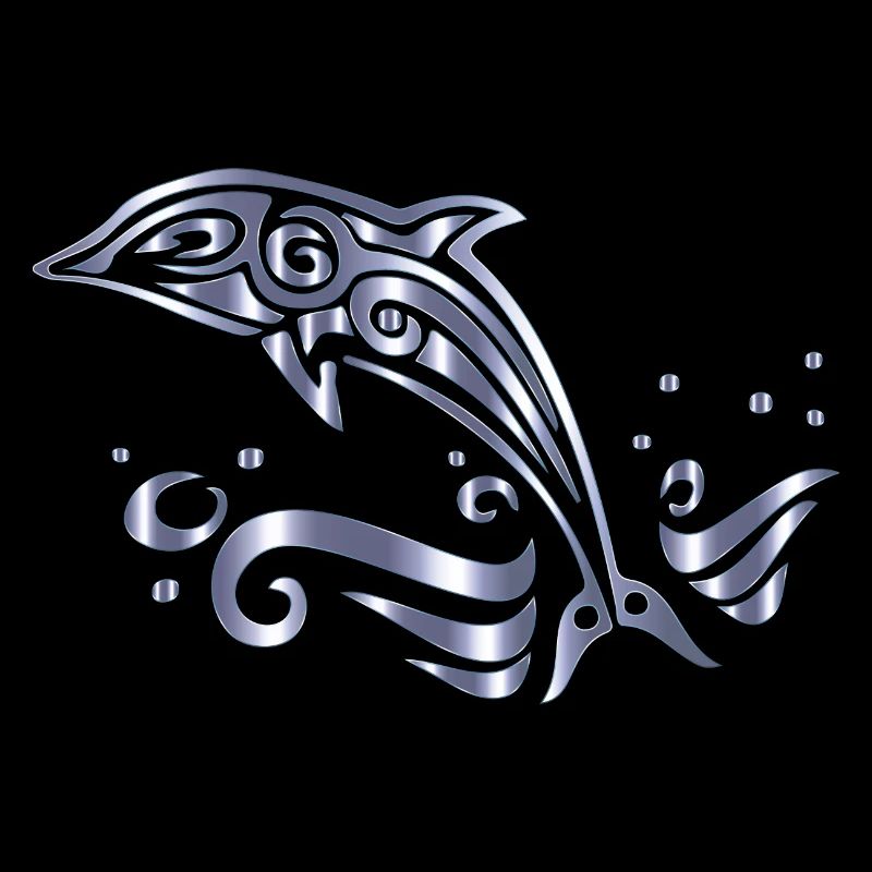 Chromatic Tribal Dolphin 13 No Background