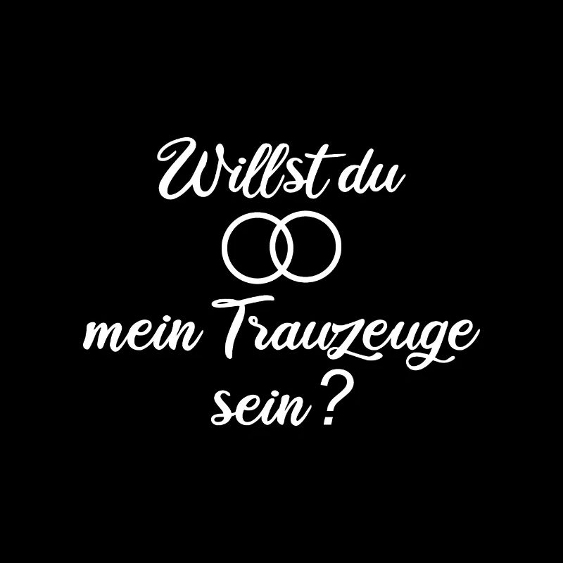 Willst du mein Trauzeuge sein?