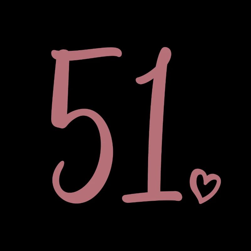 Mignon numéro 51, 51 ans, cadeau de 51e anniversaire