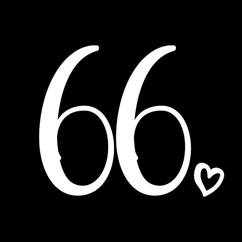 Mignon numéro 66, 66 ans, cadeau de 66e anniversaire