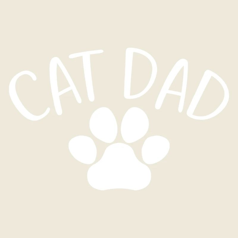 Cat Dad - Mignon Paw Cat Lover Dad Cat Owner
