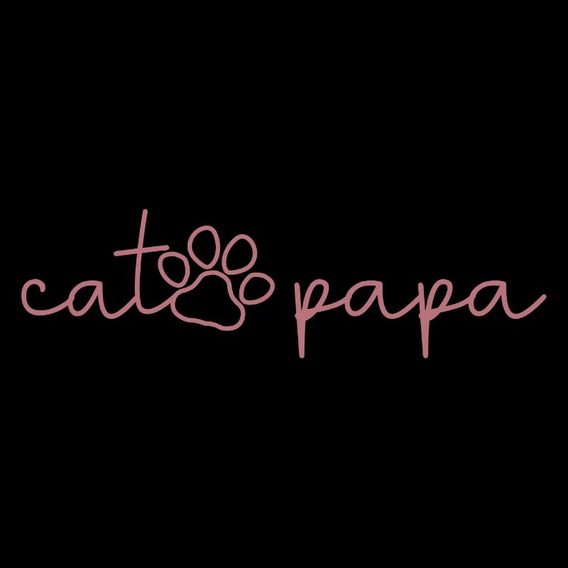 Cat Papa - Mignon Paw Cat Lover Papa Propriétaire de chat