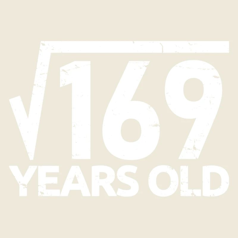 169 Square Root 13 Years Old Funny 13th Birthday