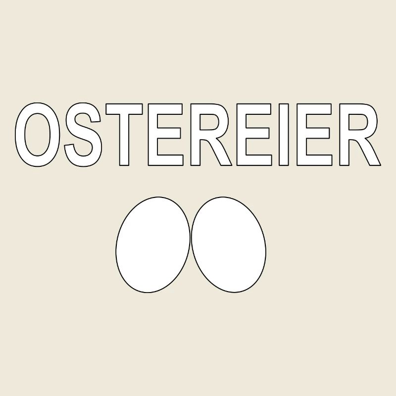 Ostereier -Design 2 Eier Geschenk