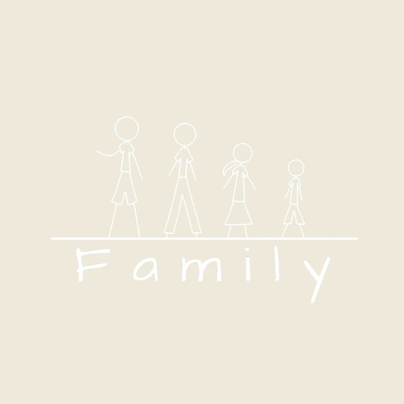Strichmännchenfamilie