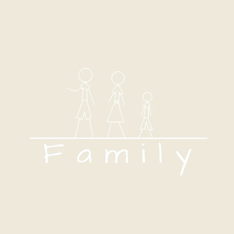 Strichmännchenfamilie