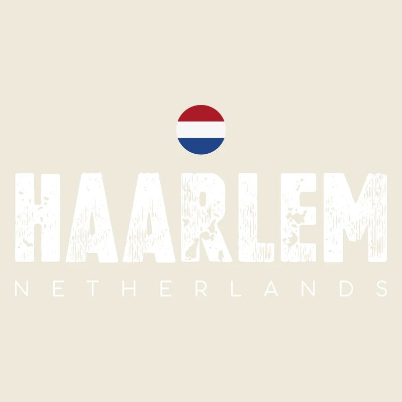 Haarlem Distressed Logo