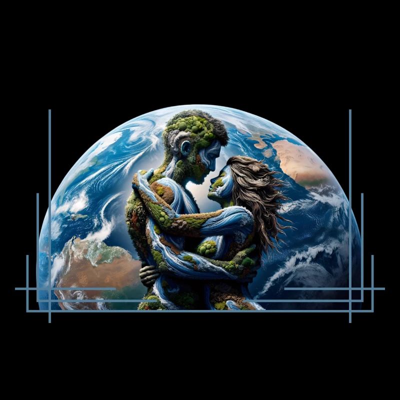Mann und Frau der Erde – die Elemente der Natur