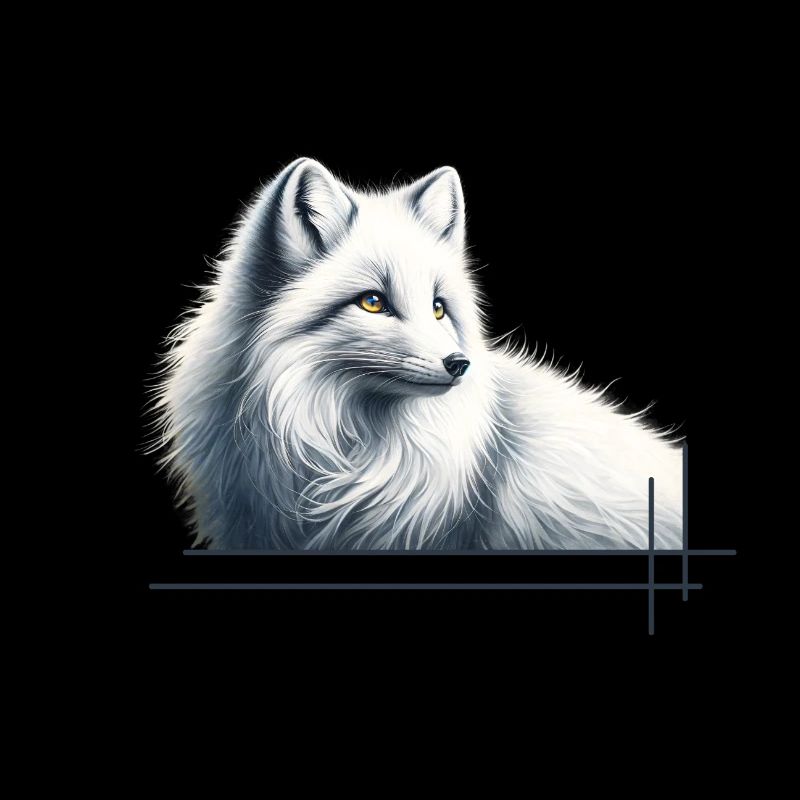 Fuchs im Winter Eleganz