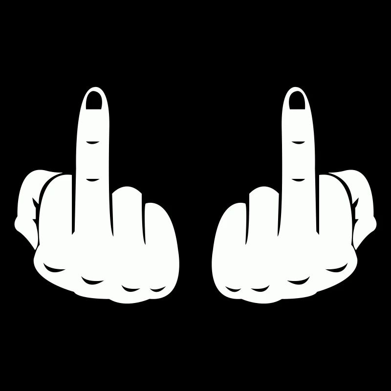 mittelfinger hands