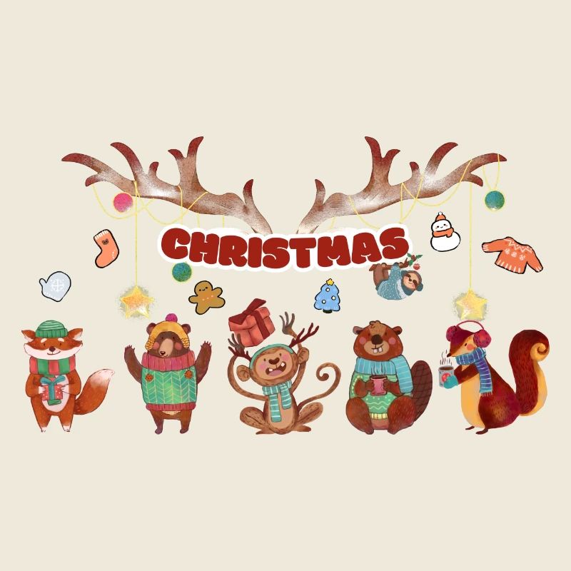 5 petits animaux mignons