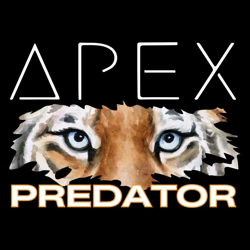 Roaring Apex Predator - Tiger Face Tee