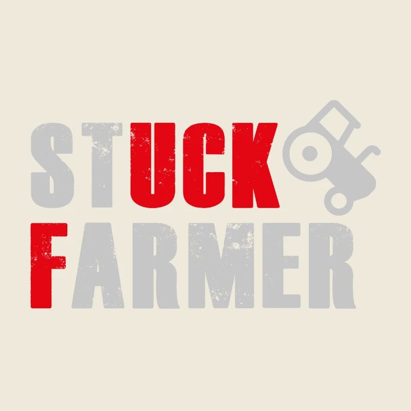 STUCK FARMER GREY RED