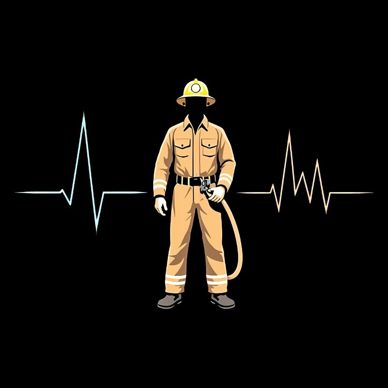 Firefighter heartbeat fire brigade sayings