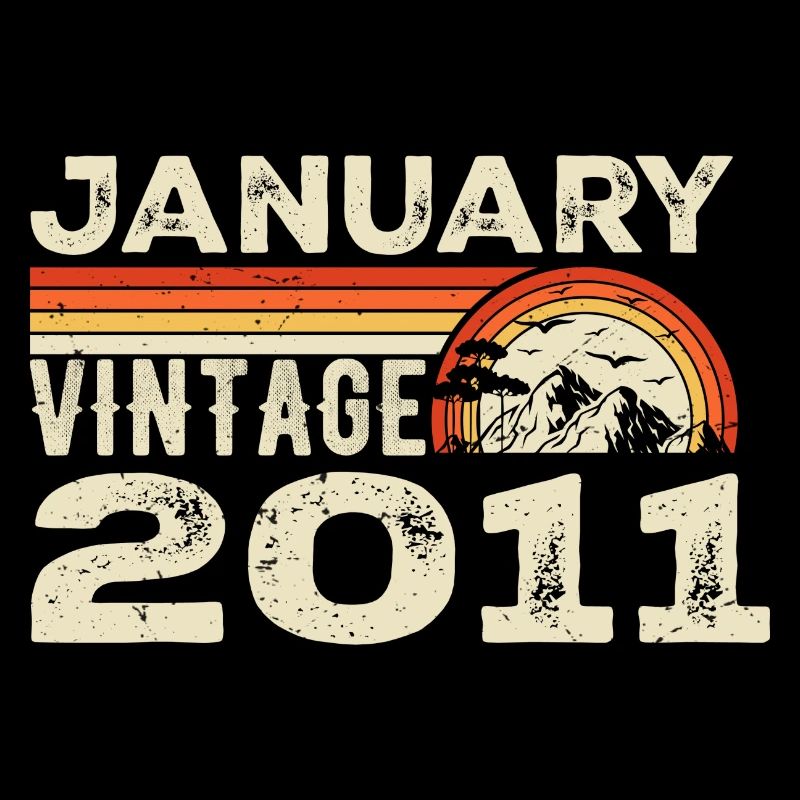 Janvier 2011 Vintage Anniversaire 2011, Né en 2011