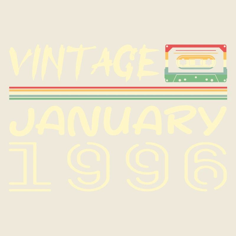 Vintage Janvier 1996 - Anniversaire Janvier 1996