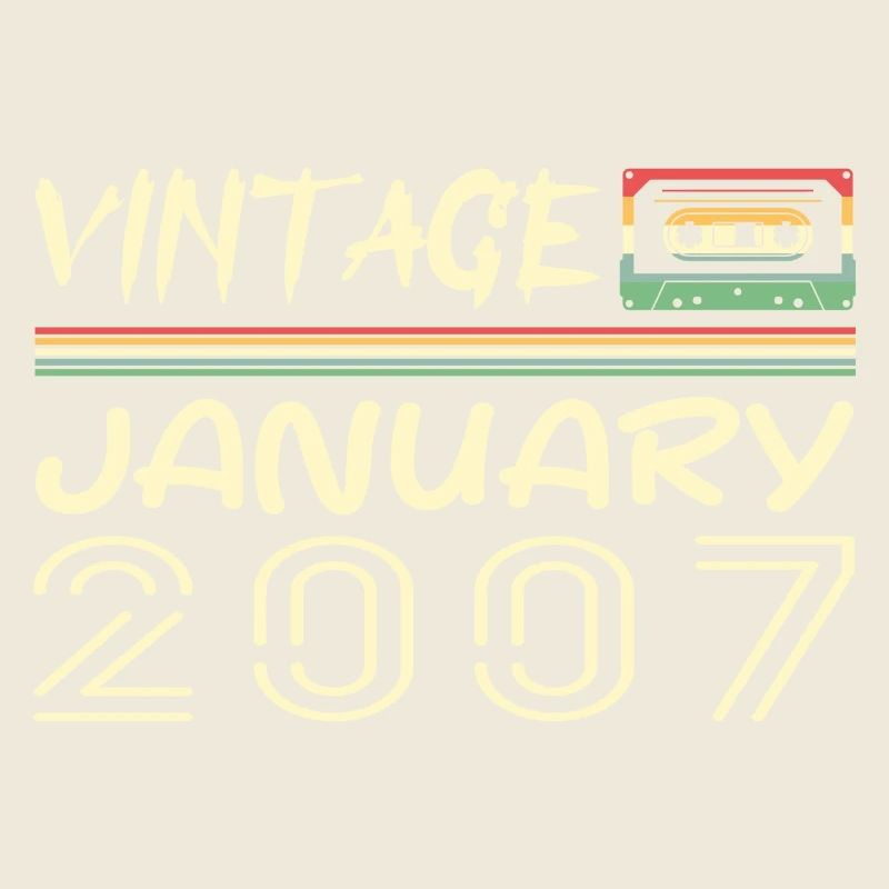 Vintage Janvier 2007 - Anniversaire Janvier 2007