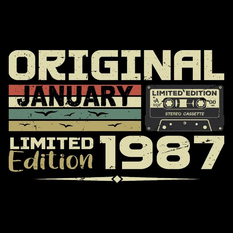 Janvier 1987 | Cadeau D’anniversaire Janvier 1987